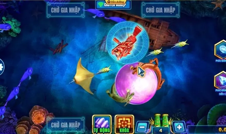 Giao diện chơi Bắn Cá Rồng tại S666