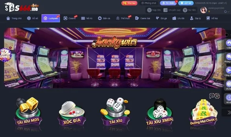 Sảnh game nhanh của nhà cái S666