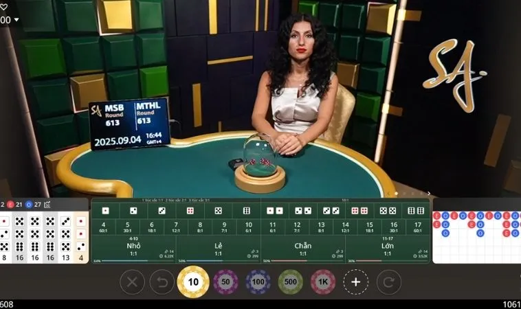 Chơi Tài Xỉu Nhà Cái S666 cùng dealer xinh đẹp