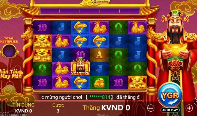 Giao diện chơi Nổ Hũ Thần Tài S666