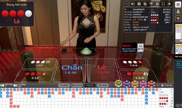 Chơi Xóc Đĩa Tại S666 với dealer xinh đẹp